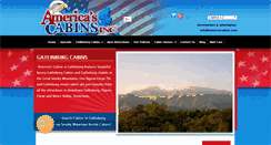 Desktop Screenshot of americascabins.com
